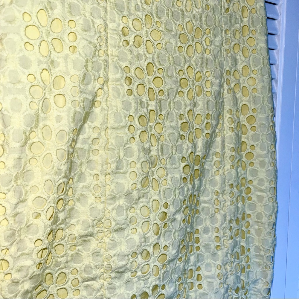 Tommy Hilfiger Yellow Eyelet Dress - Picture 7 of 11